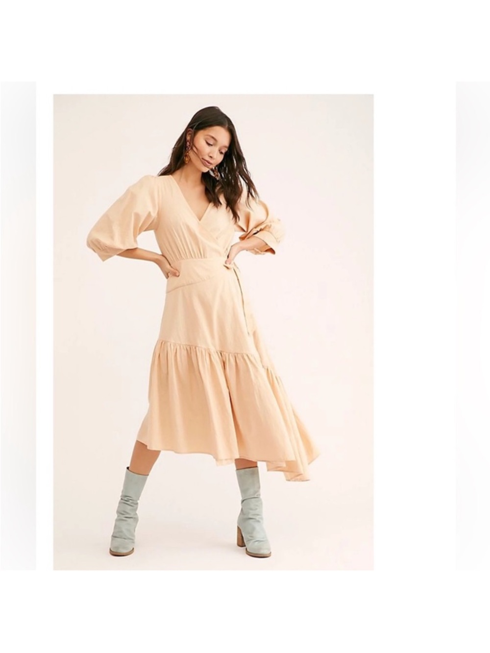 Free people Endless Summer Don’t Mind If I Do Midi Dress size XS